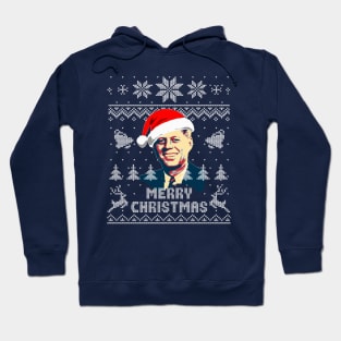 John F Kennedy Merry Christmas Hoodie